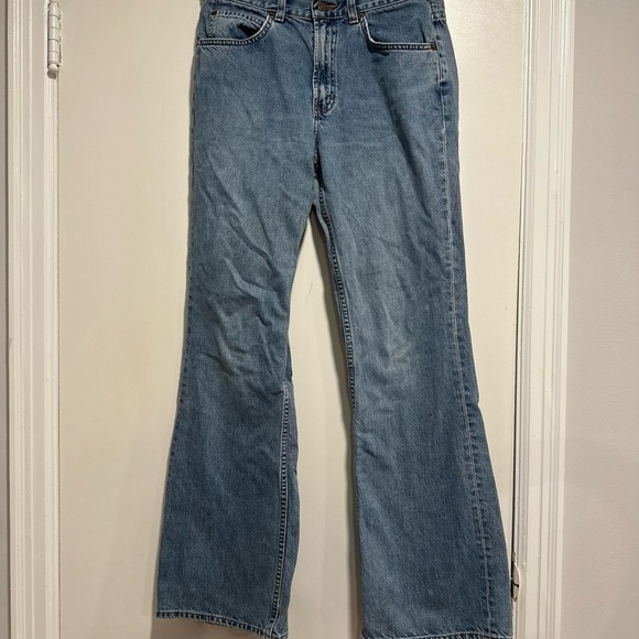 GAP Denim - Vintage Y2k Gap Jeans Women 8R Blue Flare Medium Wash Cotton Distressed